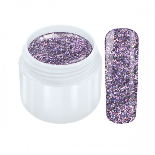 Effect-Gel Multi Glitter purple